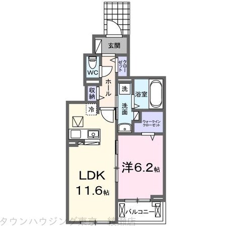 ミル　タンドレスの物件間取画像